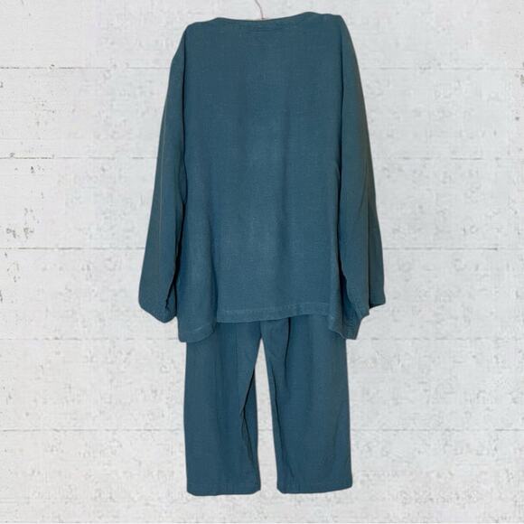 VTG 80’s Eileen Fisher Linen Blend Set Laganlook Oversized Minimalist Size S/M - Picture 3 of 16